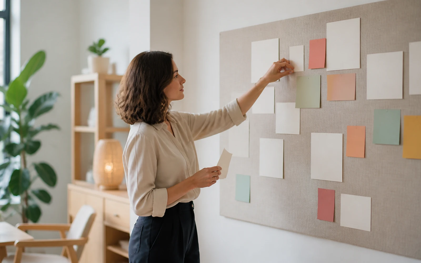Conseillère pédagogique préparant un parcours d’apprentissage